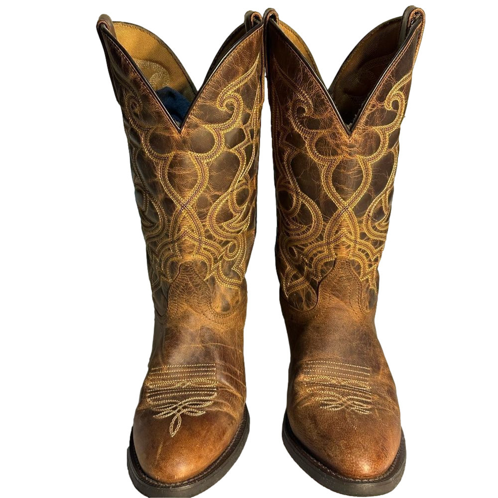 Laredo Cowgirl Leather Boots Size 9.5 M